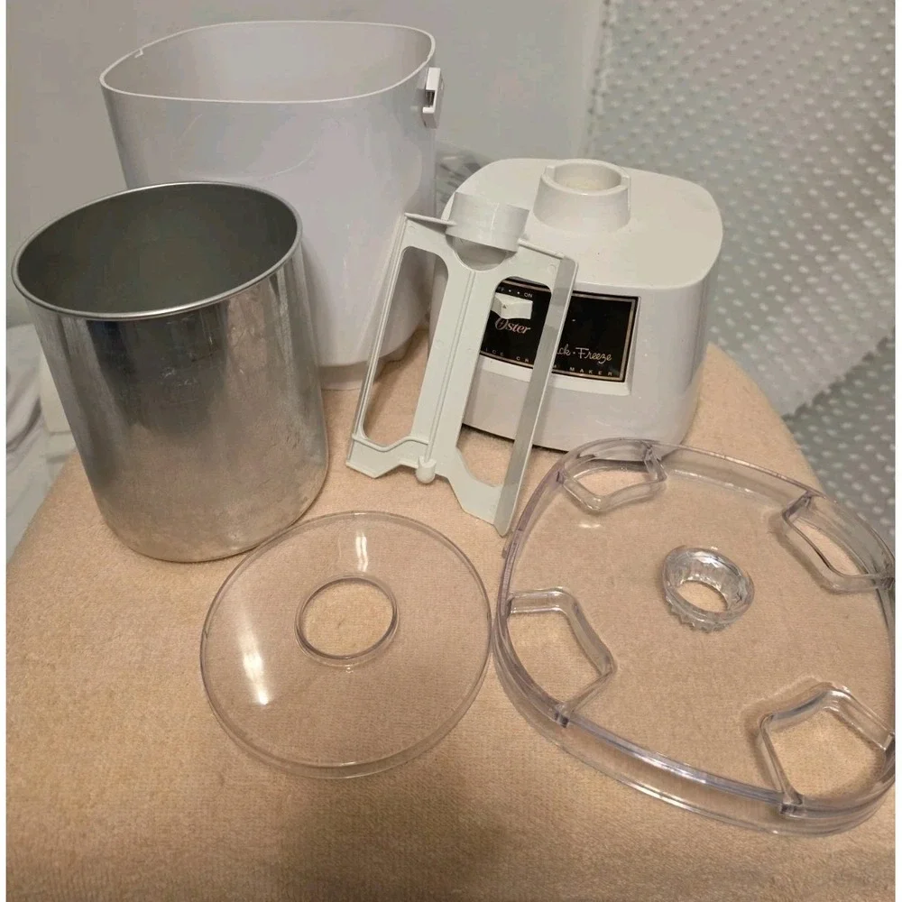 Vintage Oster Quick Freeze Ice Cream Maker**Works**